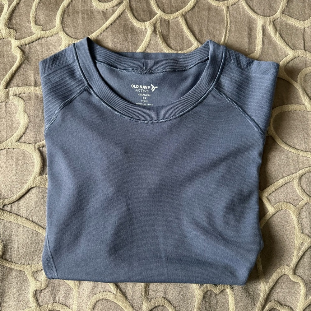 Blue Workout Top